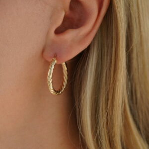 złote zawijańce 3cm